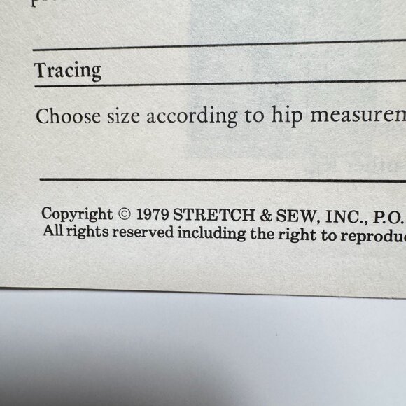 Vtg 70s Stretch & Sew Sew Pattern1505 Dress Blouse/ 700 Pants Shorts Bust UNCUT - Picture 16 of 16